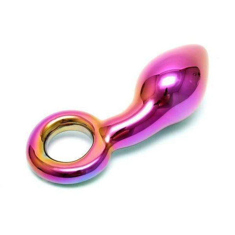 Sensual Multi Coloured Glass Kaleigh Dildo - Adult Planet - Online Sex Toys Shop UK