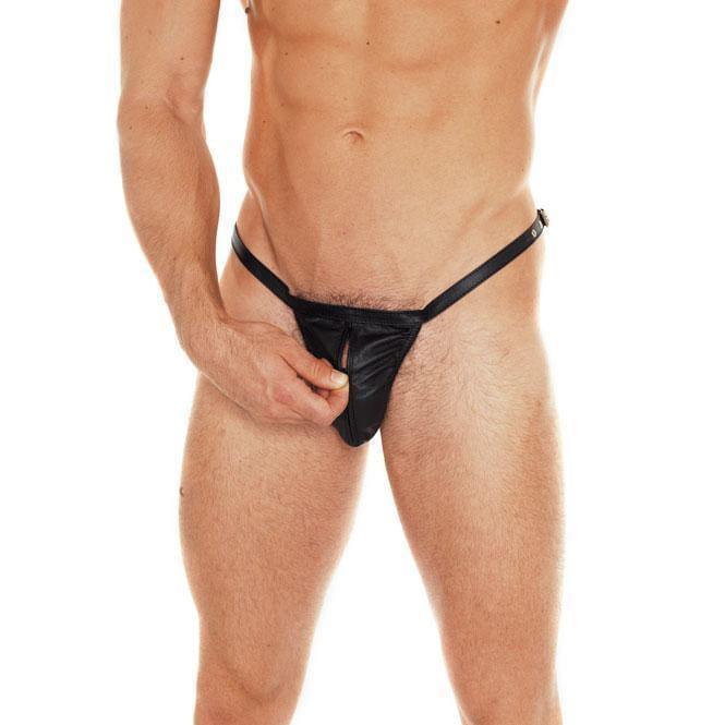 Leather Brief Pouch With Zip - Adult Planet - Online Sex Toys Shop UK