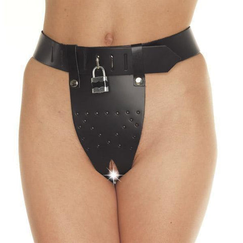 Leather Chastity Brief - Adult Planet - Online Sex Toys Shop UK