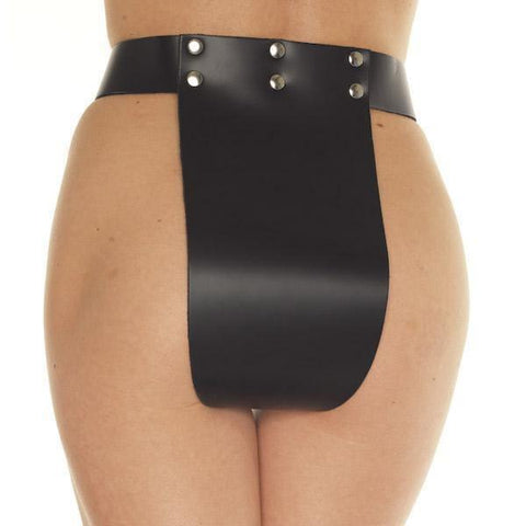 Leather Chastity Brief - Adult Planet - Online Sex Toys Shop UK
