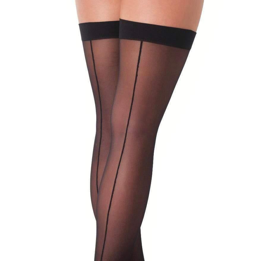 Black Sexy Stockings With Seem - Adult Planet - Online Sex Toys Shop UK
