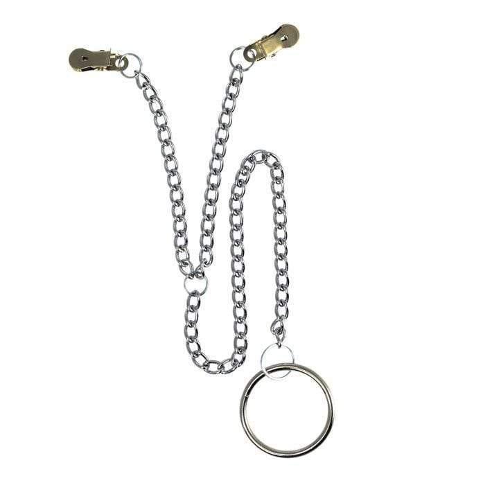 Nipple Clamps With Scrotum Ring - Adult Planet - Online Sex Toys Shop UK