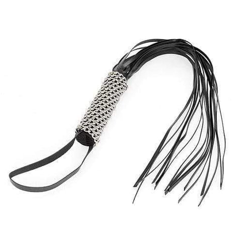 Leather and Chain Whip - Adult Planet - Online Sex Toys Shop UK