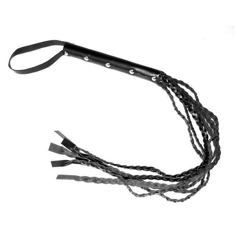 Leather Whip 25.5 Inches - Adult Planet - Online Sex Toys Shop UK