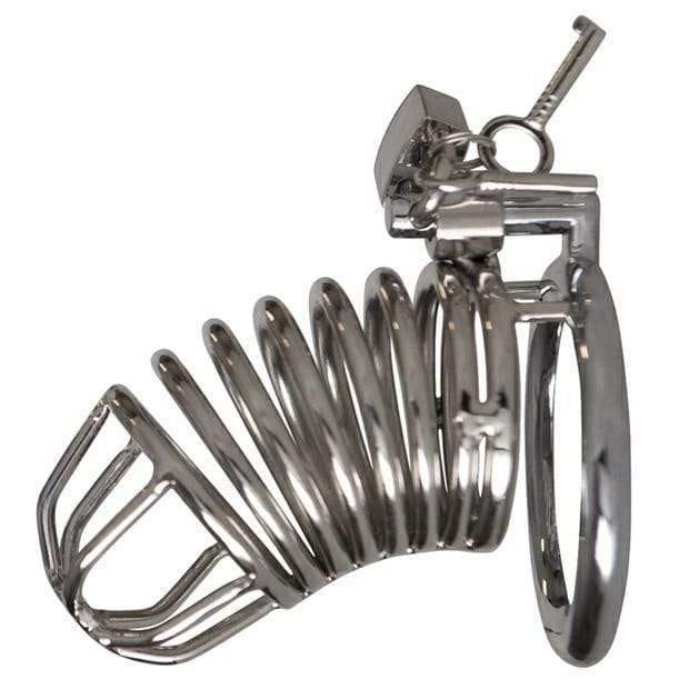 Chrome Chastity Cock Cage - Adult Planet - Online Sex Toys Shop UK