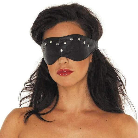 Leather Blindfold Mask - Adult Planet - Online Sex Toys Shop UK