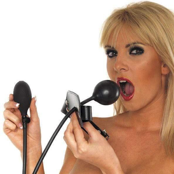 Leather Inflatable Gag - Adult Planet - Online Sex Toys Shop UK