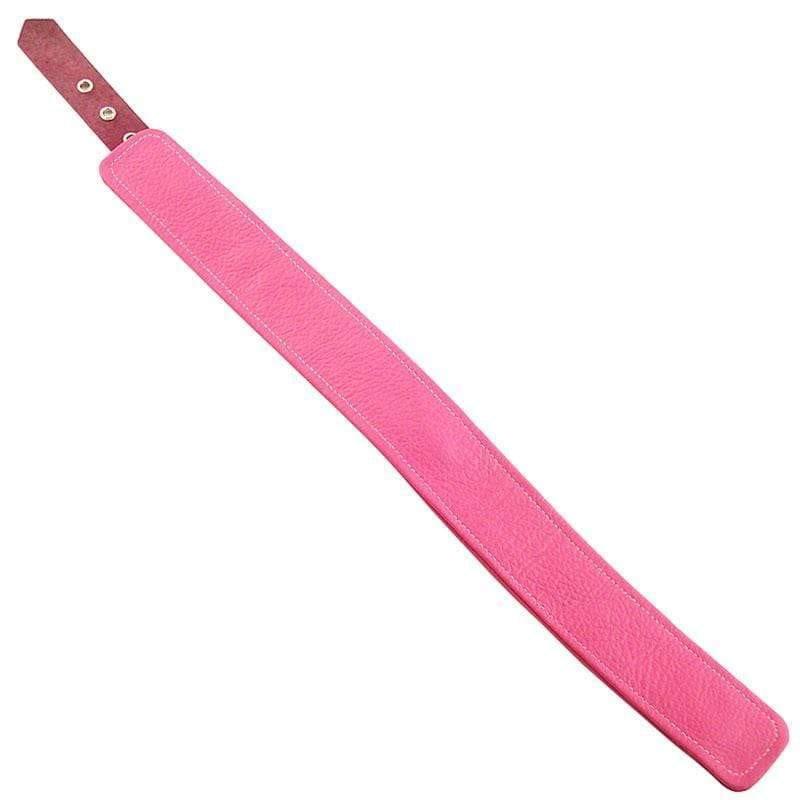 Rouge Garments Plain Pink Leather Collar - Adult Planet - Online Sex Toys Shop UK