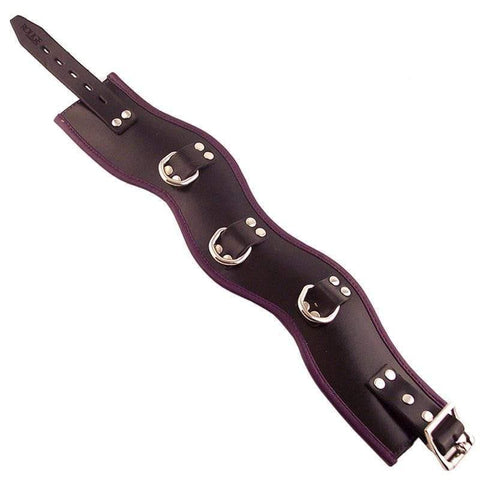 Rouge Garments Black And Purple Padded Posture Collar - Adult Planet - Online Sex Toys Shop UK