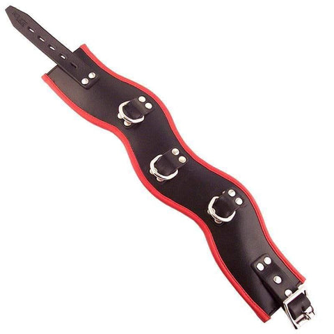 Rouge Garments Black And Red Padded Posture Collar - Adult Planet - Online Sex Toys Shop UK