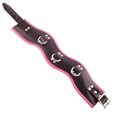Rouge Garments Black And Pink Padded Posture Collar - Adult Planet - Online Sex Toys Shop UK