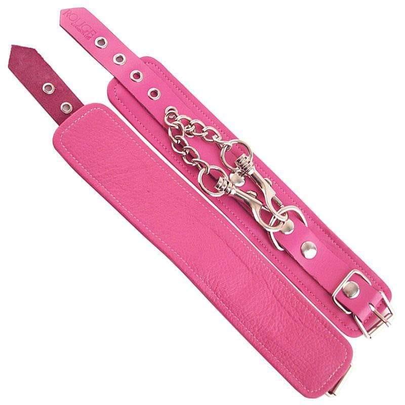 Rouge Garments Wrist Cuffs Pink - Adult Planet - Online Sex Toys Shop UK