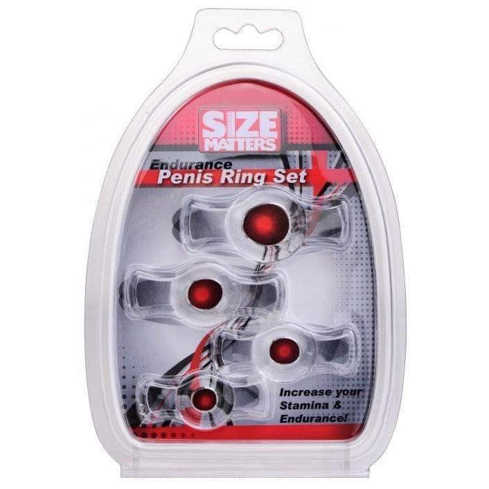 Size Matters Endurance Penis Ring Set - Adult Planet - Online Sex Toys Shop UK