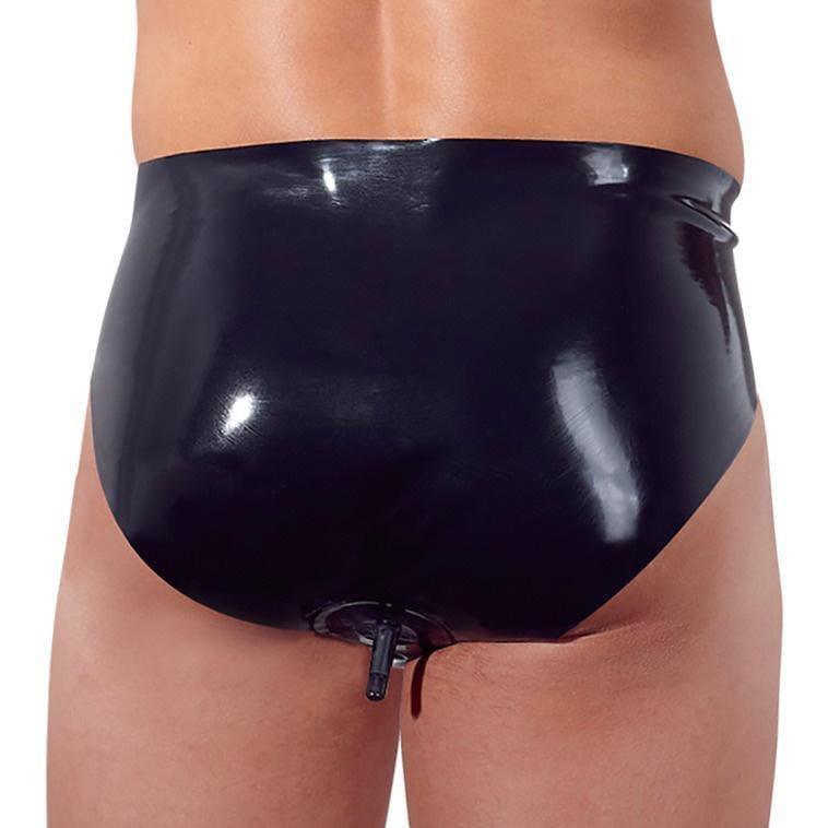 Latex Briefs with Anal Plug - Adult Planet - Online Sex Toys Shop UK