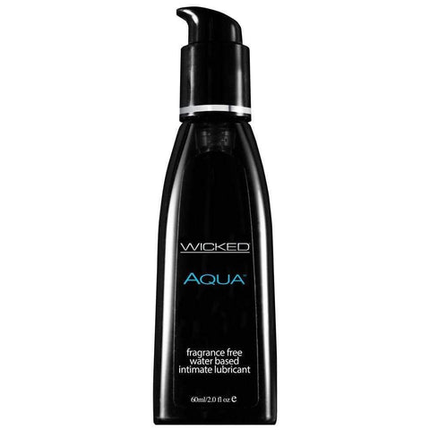 Wicked Aqua Fragrance Free Waterbase Lubricant 60mls - Adult Planet - Online Sex Toys Shop UK