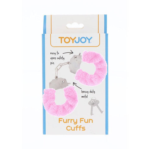 ToyJoy Furry Fun Wrist Cuffs Pink - Adult Planet - Online Sex Toys Shop UK
