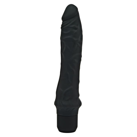 ToyJoy Get Real Classic Silicone Vibrator Black - Adult Planet - Online Sex Toys Shop UK