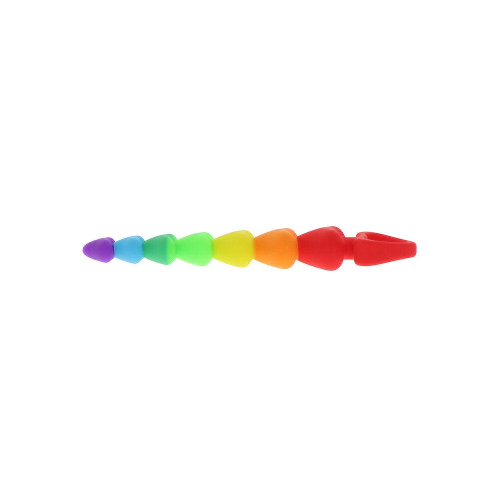 ToyJoy Rainbow Heart Anal Beads - Adult Planet - Online Sex Toys Shop UK