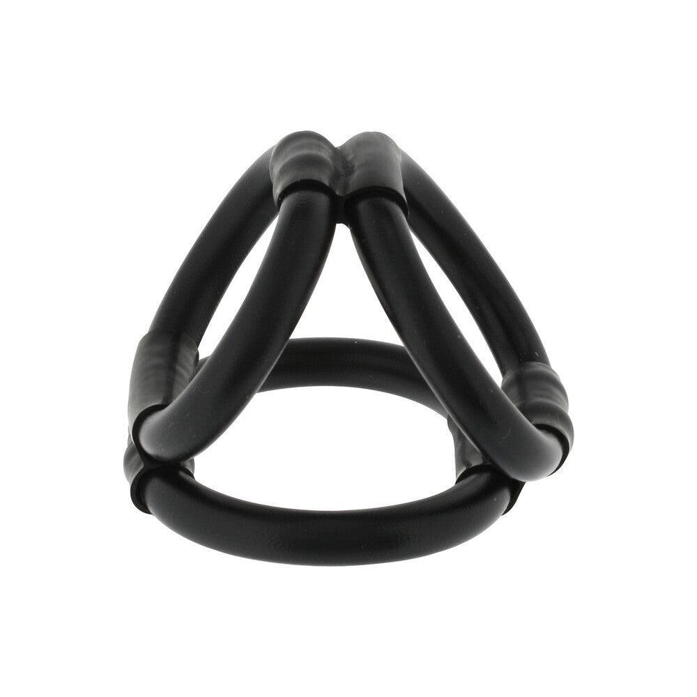 Tri 3 Ring Cock Cage - Adult Planet - Online Sex Toys Shop UK