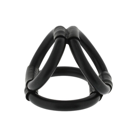 Tri 3 Ring Cock Cage - Adult Planet - Online Sex Toys Shop UK