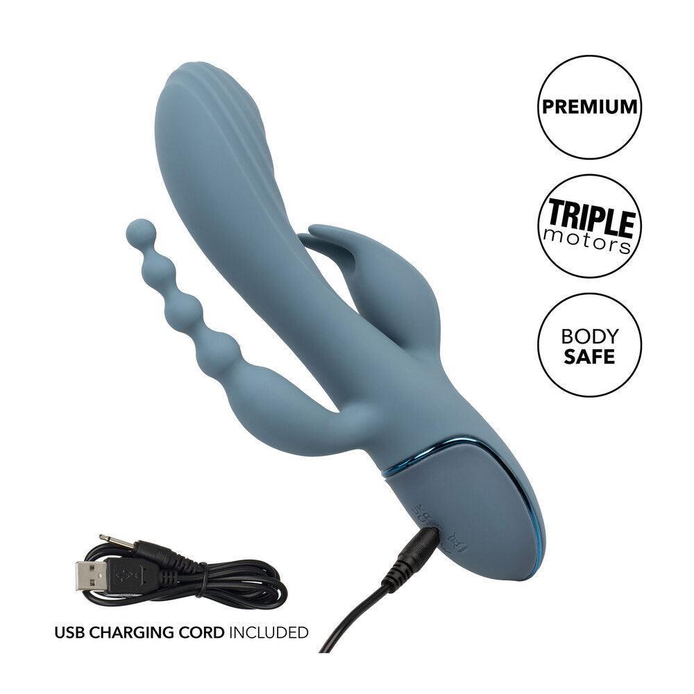 Triple Ecstasy Triple Motor Stimulator - Adult Planet - Online Sex Toys Shop UK