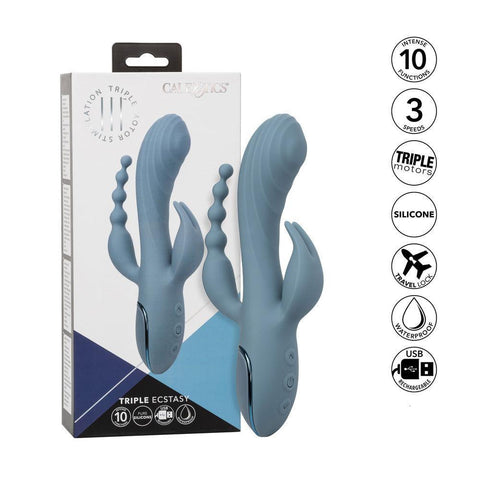 Triple Ecstasy Triple Motor Stimulator - Adult Planet - Online Sex Toys Shop UK