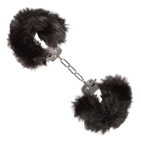 Ultra Fluffy Furry Cuffs Black - Adult Planet - Online Sex Toys Shop UK