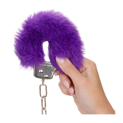 Ultra Fluffy Furry Cuffs Purple - Adult Planet - Online Sex Toys Shop UK