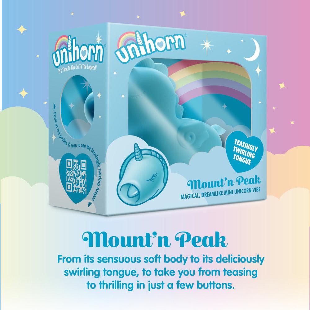 Unihorn Mountn Peak Twirling Tongue Unicorn Vibe - Adult Planet - Online Sex Toys Shop UK