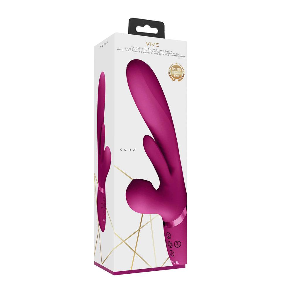 Vive Kura Triple Action Stimulator - Adult Planet - Online Sex Toys Shop UK