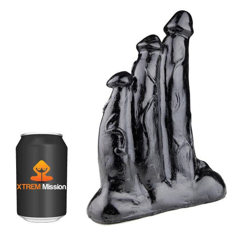 Xtrem Mission Triplicate Dildo - Adult Planet - Online Sex Toys Shop UK